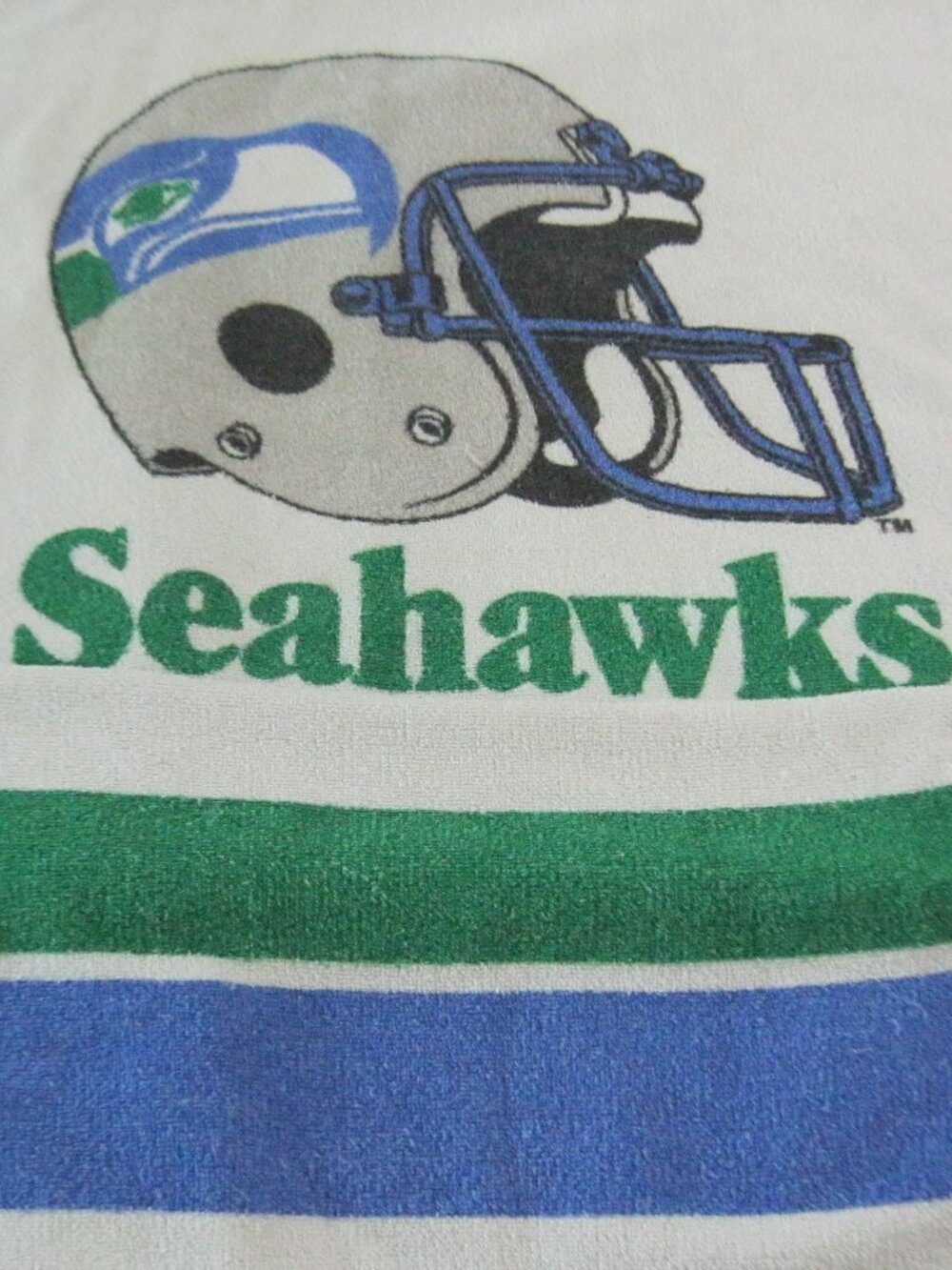Vintage Seattle Seahawks Bath Towel